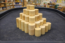 30 x Natural Wooden Stacking