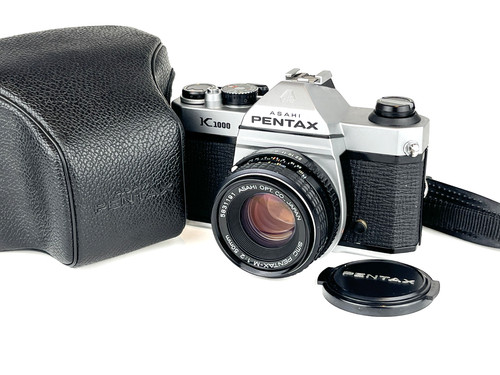 Pentax k1000 film camera 35mm - k1000,