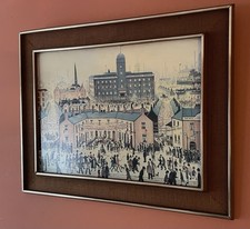Large L.S.Lowry Art Print On