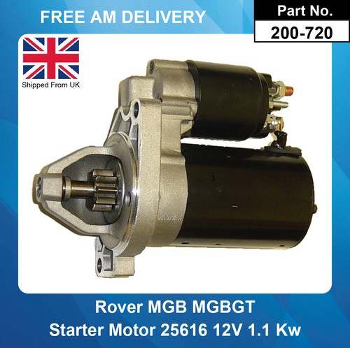 Starter motor for mgb - starter, mgbgt