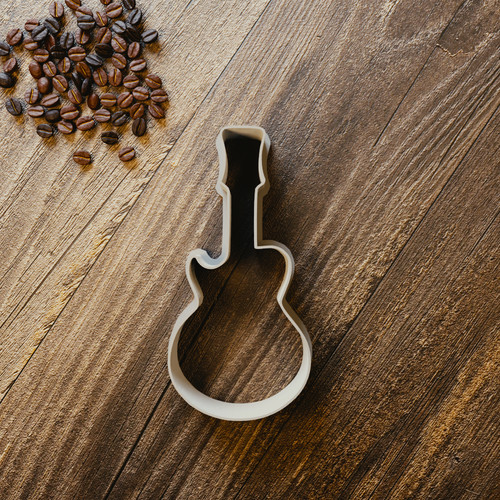 Guitar cookie cutter - cookie,