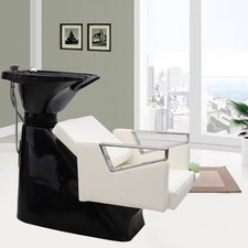 Salon Shampoo Chair Backwash Unit Hairdresser Barber Hair Washing with Sink NEW