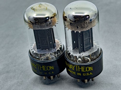 Raytheon 6sn7gtb tubes - (2),