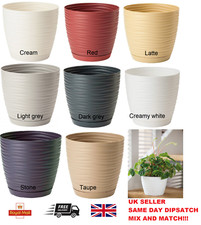 Sahara Pant Pots with Drainage Holes and Saucer Tray for Indoor and Outdoor Use 