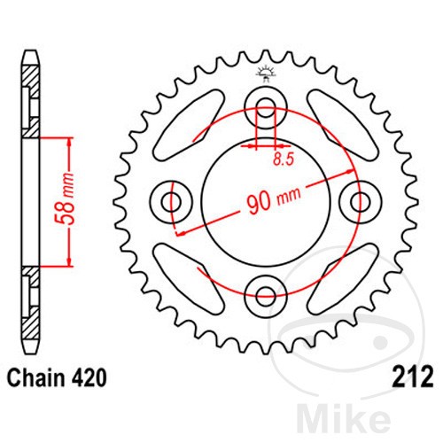 Sprockets transmission - jt,