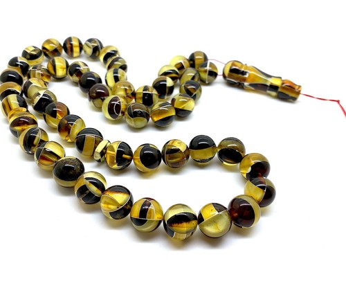 Amber tesbih round natural - amber,