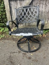Unique Aluminium Cast Garden Chair Rocking Chair  Need Painting