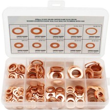 200Pcs 9 Size Solid Copper
