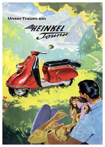 Vintage heinkel tourist - heinkel,
