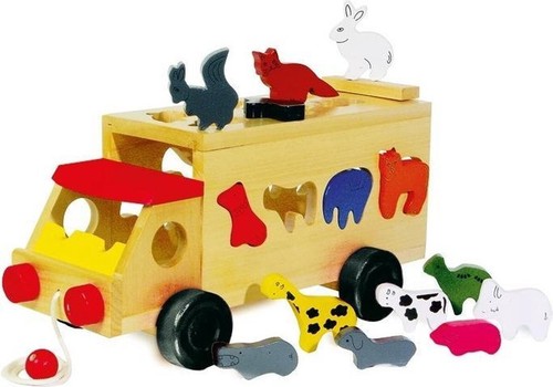Small foot zoo wagon with - small,