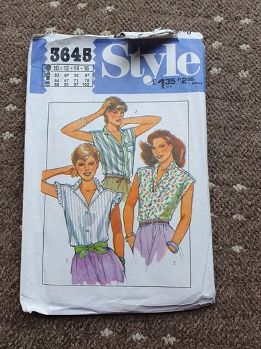 Style sewing pattern 3645 - style,