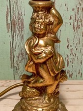 Vintage 1960`s Brass Cherub &