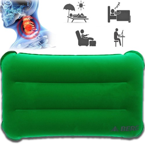 Air inflatable camping pillow - camping,