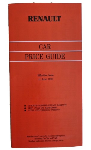 Very rare mint - 1990, renault