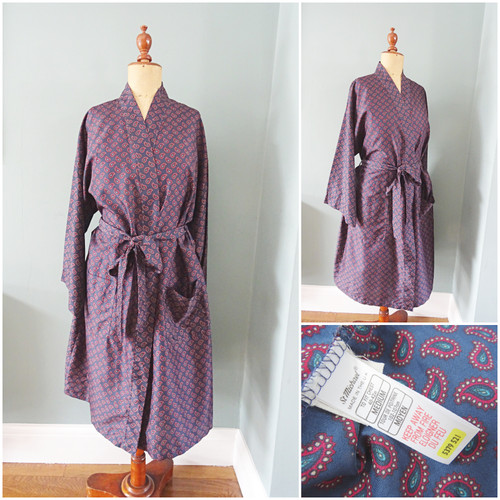 Vintage mens robe 1990s - vintage,