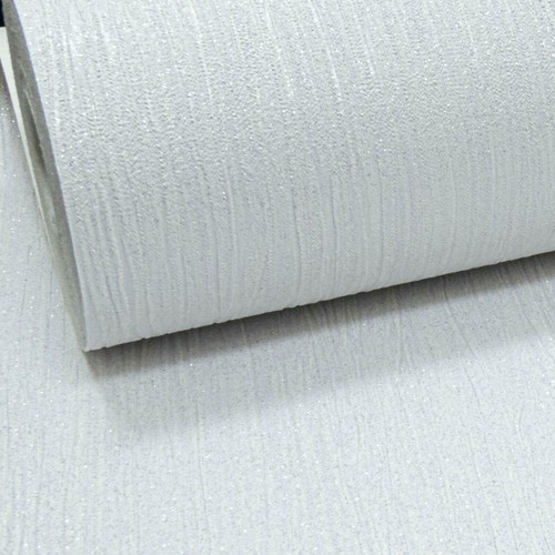 White silver glitter - white, wallpaper