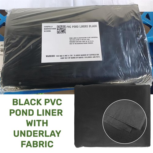 Black pvc pond - black,