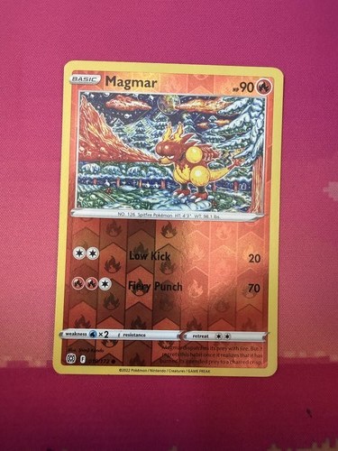 Pokemon card magmar reverse - pokemon,