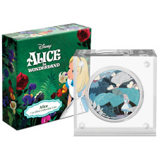 2021 Disney Alice in Wonderland - Alice 1oz Silver Coin 