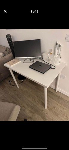 Ikea white desk - ikea, with