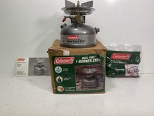 Coleman 533 Dual Fuel  campstove w/box Date 3/97 Never Fired?  MINT CONDITION!