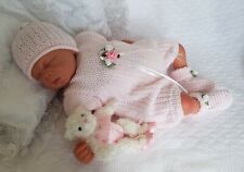 BABY KNITTING PATTERN DK 81 TO MAKE A ROMPER SET - PRECIOUS NEWBORN KNITS