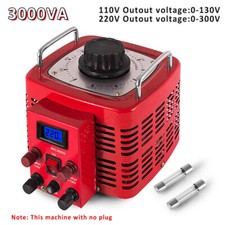 3000VA 0-300V 0-130V New Variac Voltage Regulator Variable Regulator AC110/220V