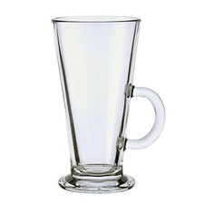 Luminarc Latte Glass Mug Tall Clear Cappuccino Hot Chocolate Coffee Drinks 290ml