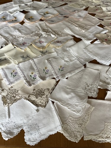 Vintage napkins very large - vintage,