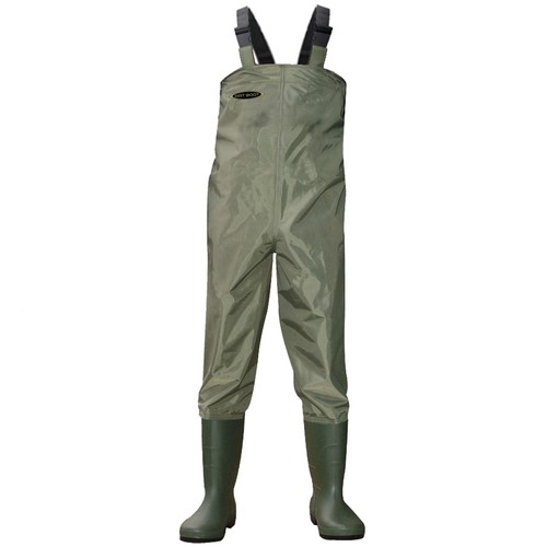 Green nylon chest waders 100 - green, 100%