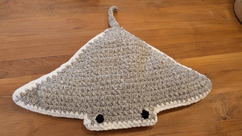 Handmade crochet manta - crochet,