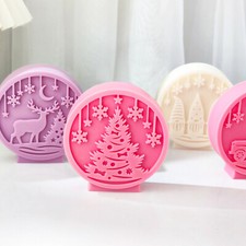 Xmas Tree Candle Mold Silicone