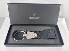 Genuine Hublot Fusion (Ferrari?) key ring w/ black rubber strap & key ring.