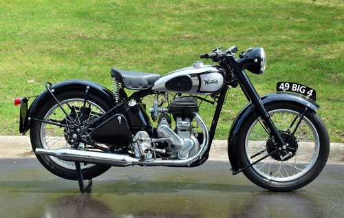 1949 norton big motorcycle - norton, 4