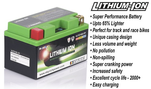 Lithium ion motorcycle battery - ion,
