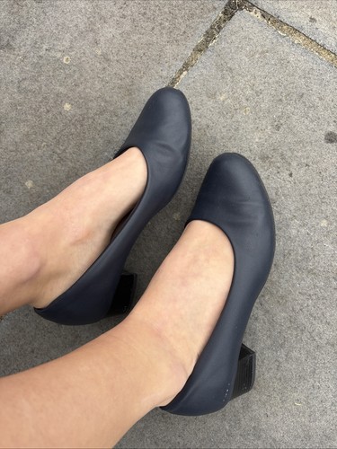 Navy cabin crew shoes - navy,