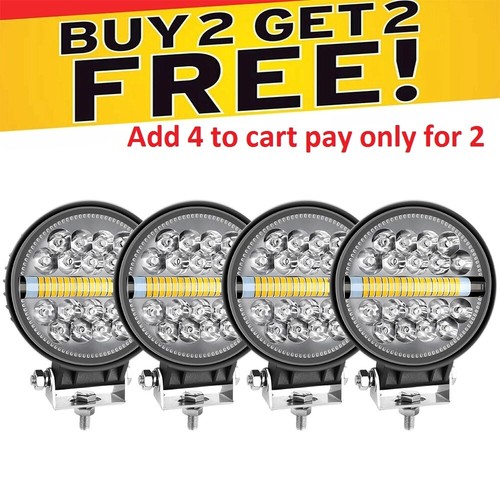 Round led pods driving - 4'',