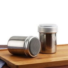 Stainless Steel Chocolate Shaker Icing Sugar Cocoa Flour Coffee Sifter  VQSU-GA