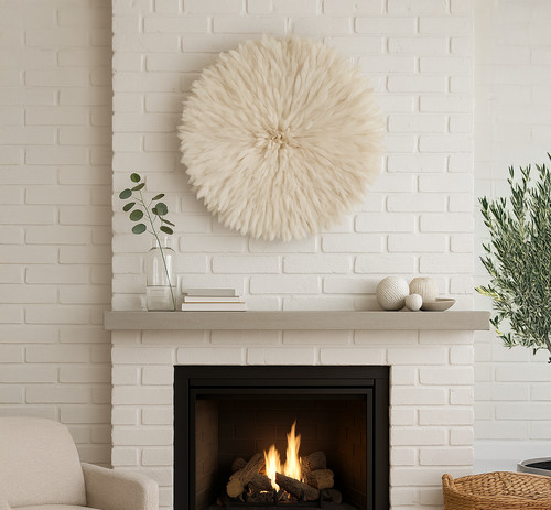 Creamish white juju - 31", hat