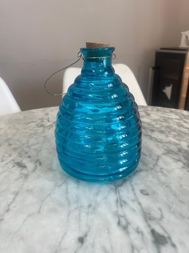 Vintage glass beehive - glass,