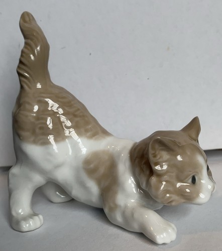 Lladro kitten tan white - lladro,