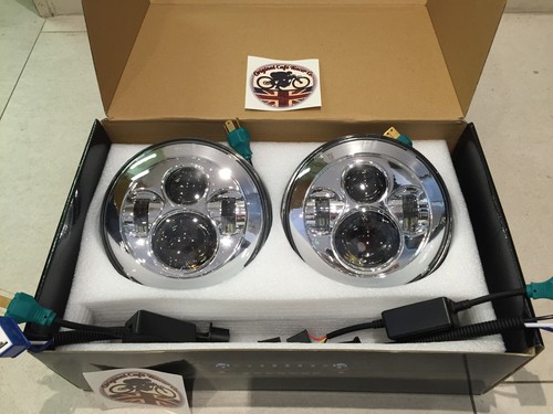 Led headlights land rover - 7",