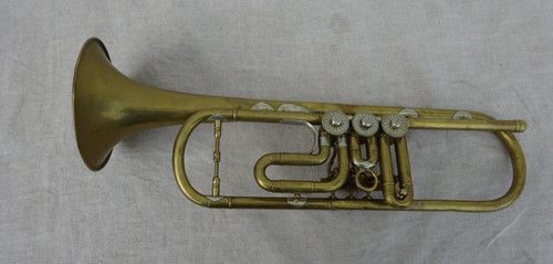 Vintage trumpet approx 46cm - vintage,