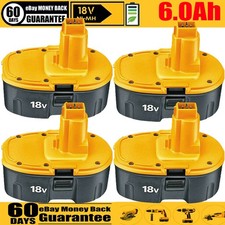 1-2x 6.0AH 18V Ni-MH Battery For Dewalt DW938 DW960 DC988 DC618 DC385 DC9096