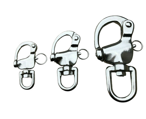 Swivel snap shackle stainless - shackle,