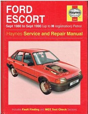 FORD ESCORT MK3 MK4 INCL XR3