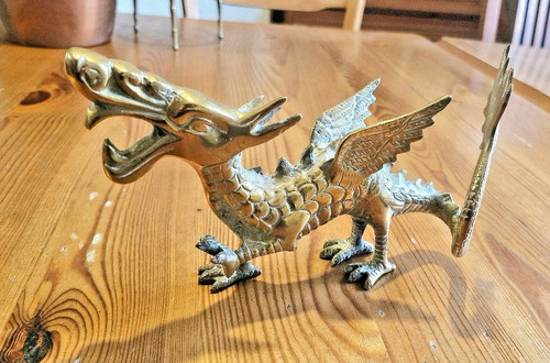 Vintage brass welsh - brass, or
