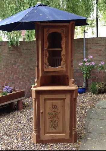 Handpainted tall display - handpainted,