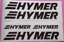 HYMER CARAVAN MOTORHOME  STICKERS DECAL  X 5 LARGE SET - 19 COLOURS