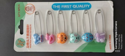 Diaper nappy pins - /,